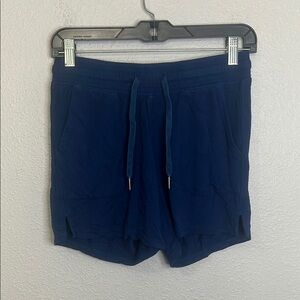 Gaiam Casual Drawstring Shorts Blue Size XS